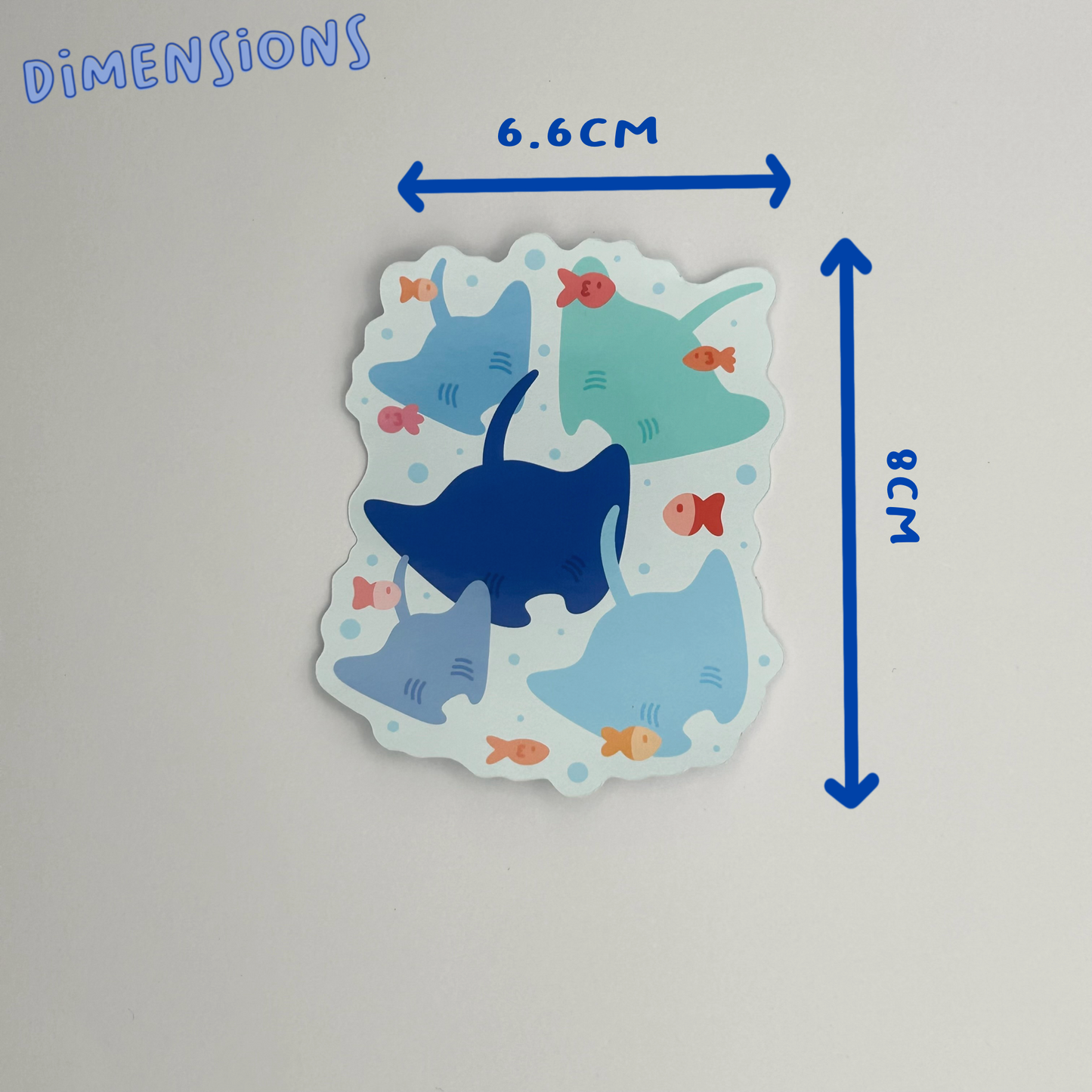Stingray Cluster Single Sticker
