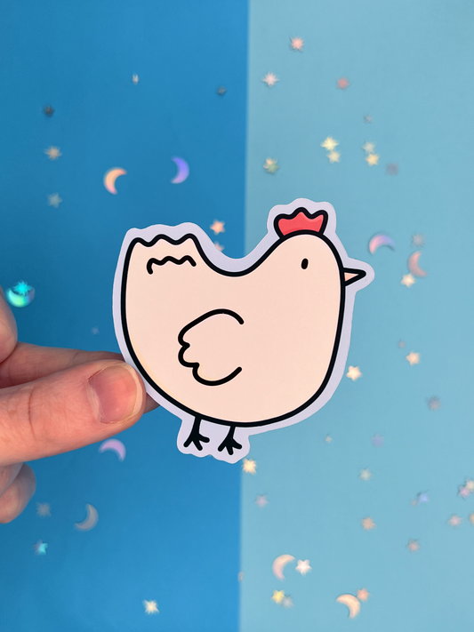 Chuck the Chicken Single Sticker