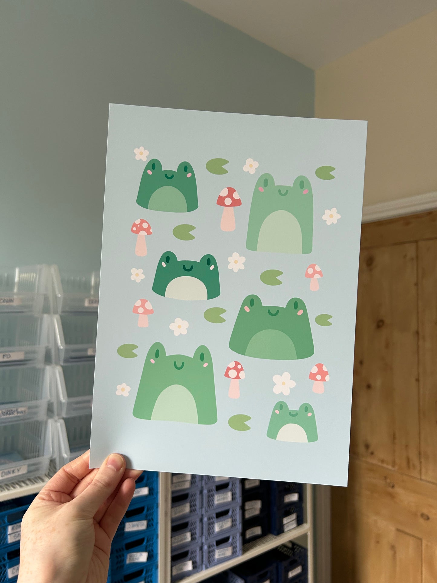 Frog Friends Print