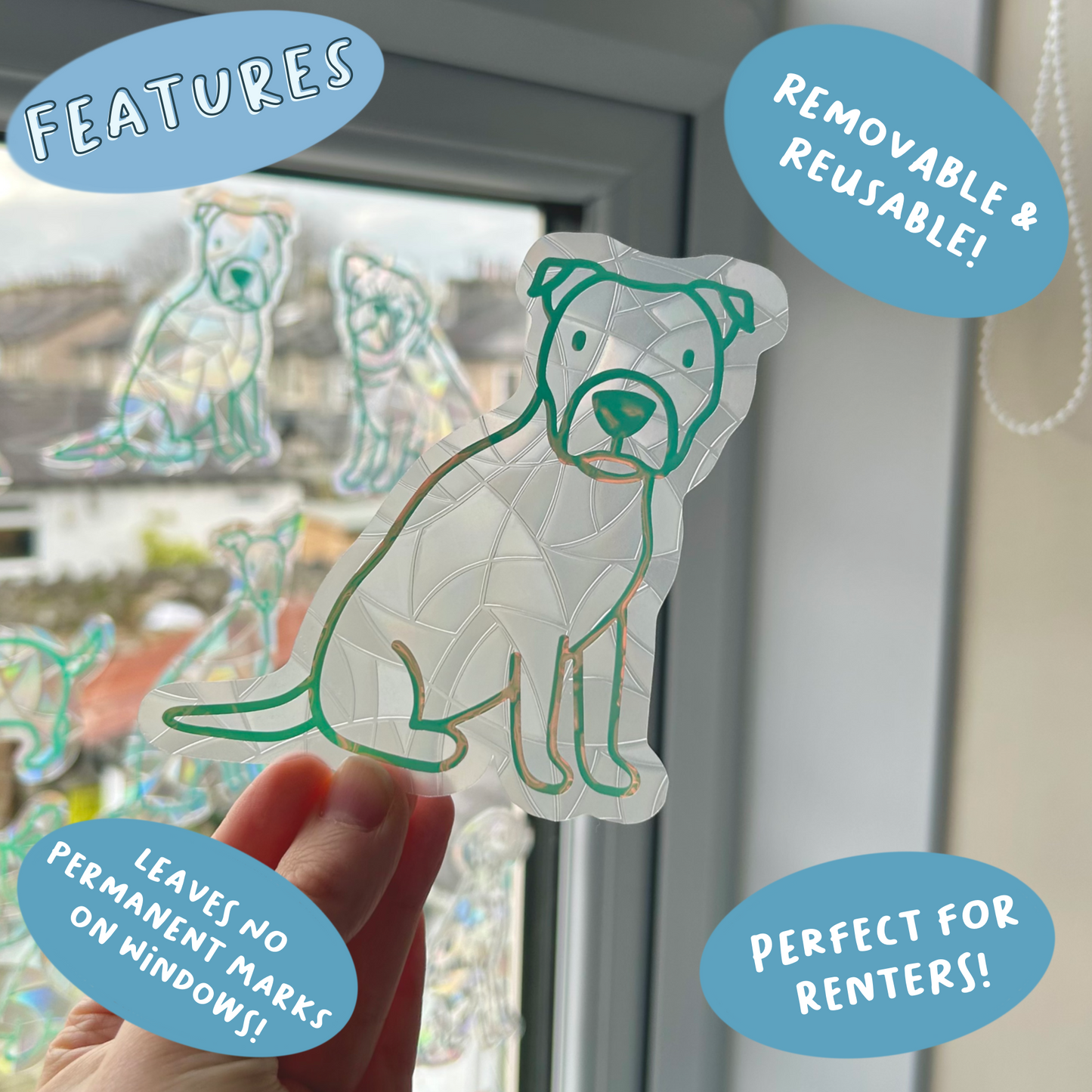 Staffordshire Bull Terrier Suncatcher