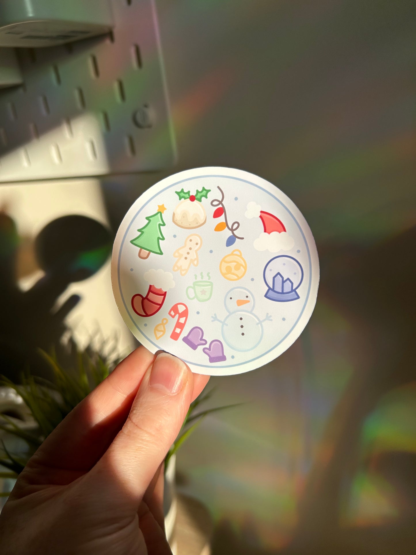 Winter Doodles Single Sticker