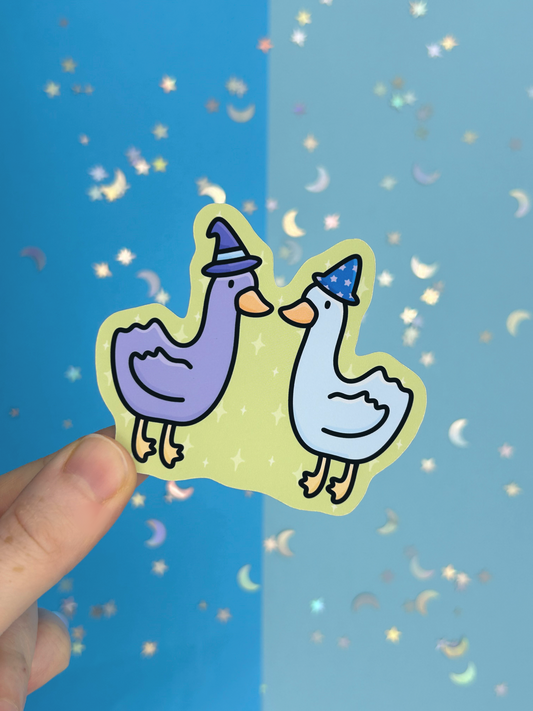 Spooky Geese Single Sticker