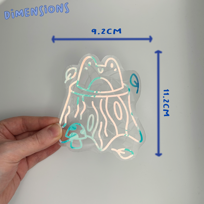 Frog on a Log Suncatcher