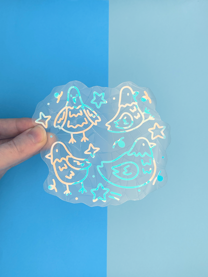 Pigeon Pals Suncatcher