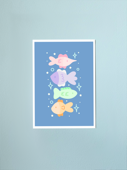 Fish Friends Print