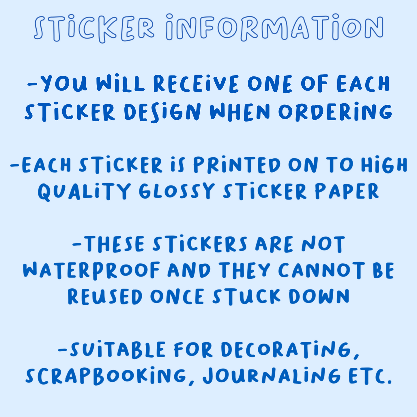 Magical Ghosties Single Sticker Set