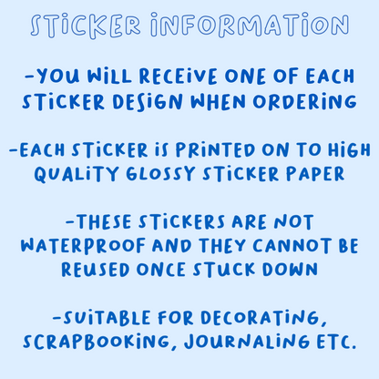 Magical Ghosties Single Sticker Set