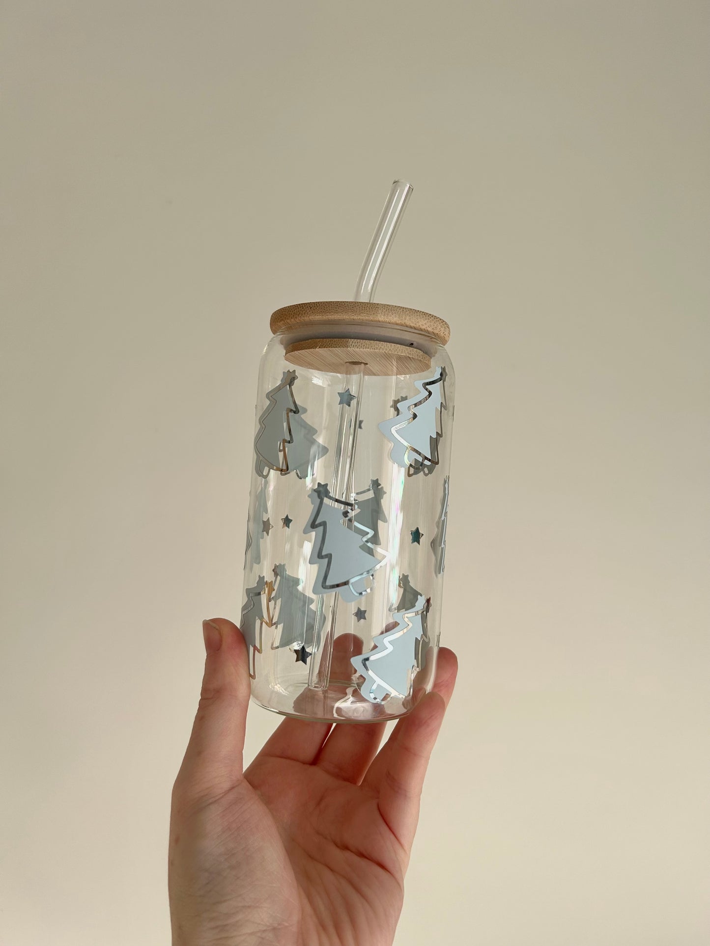 Christmas Can Cups *straw included*