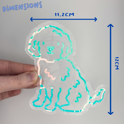 Goldendoodle Suncatcher
