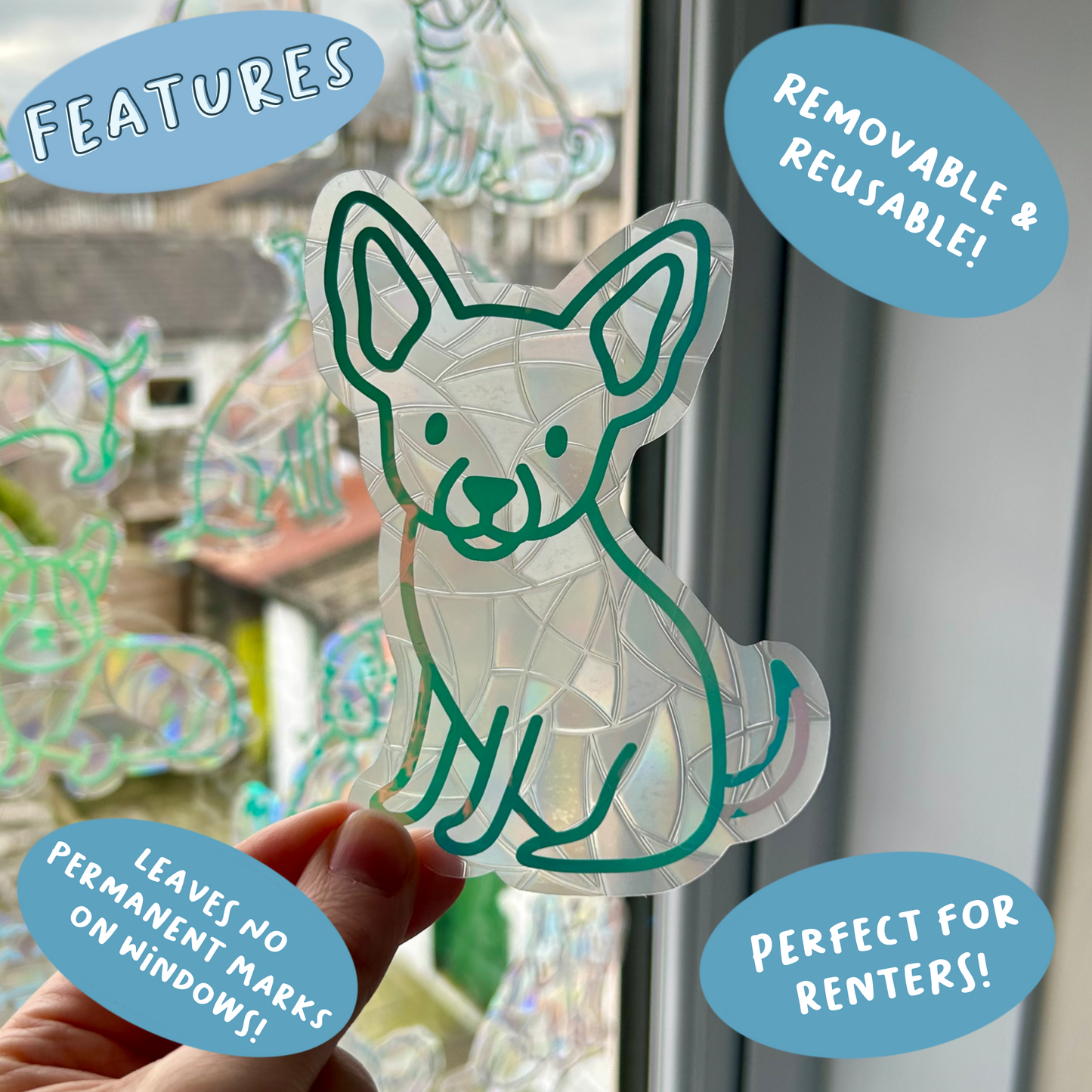 Chihuahua Suncatcher