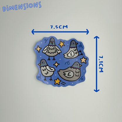 Pigeon Pals Single Sticker