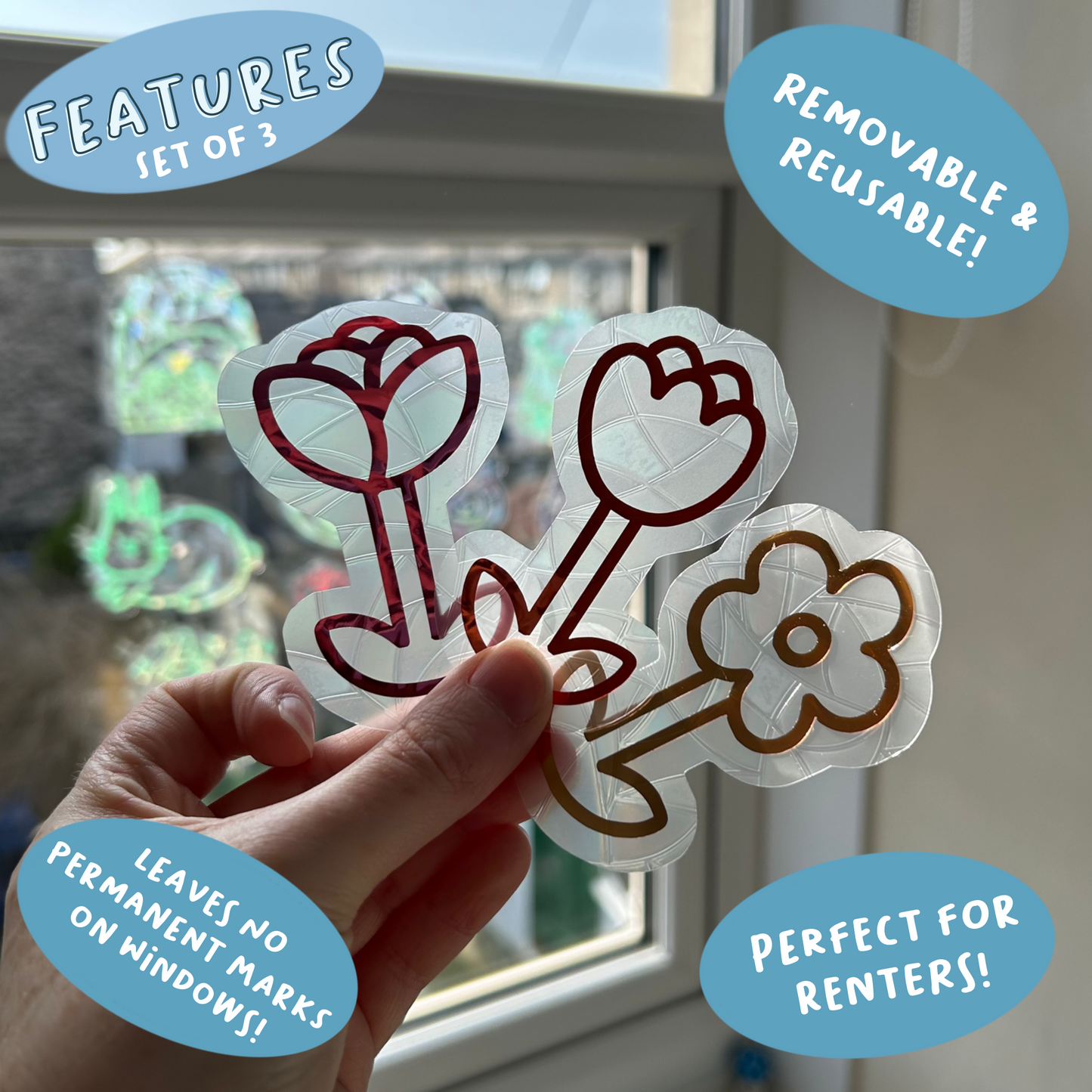 Mini Flower Suncatcher Set