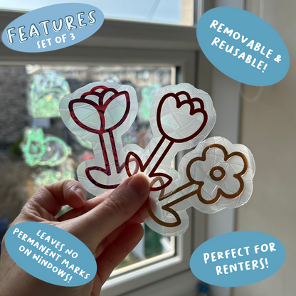 Mini Flower Suncatcher Set