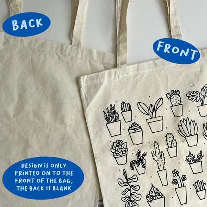 Plant Lovers Tote Bag