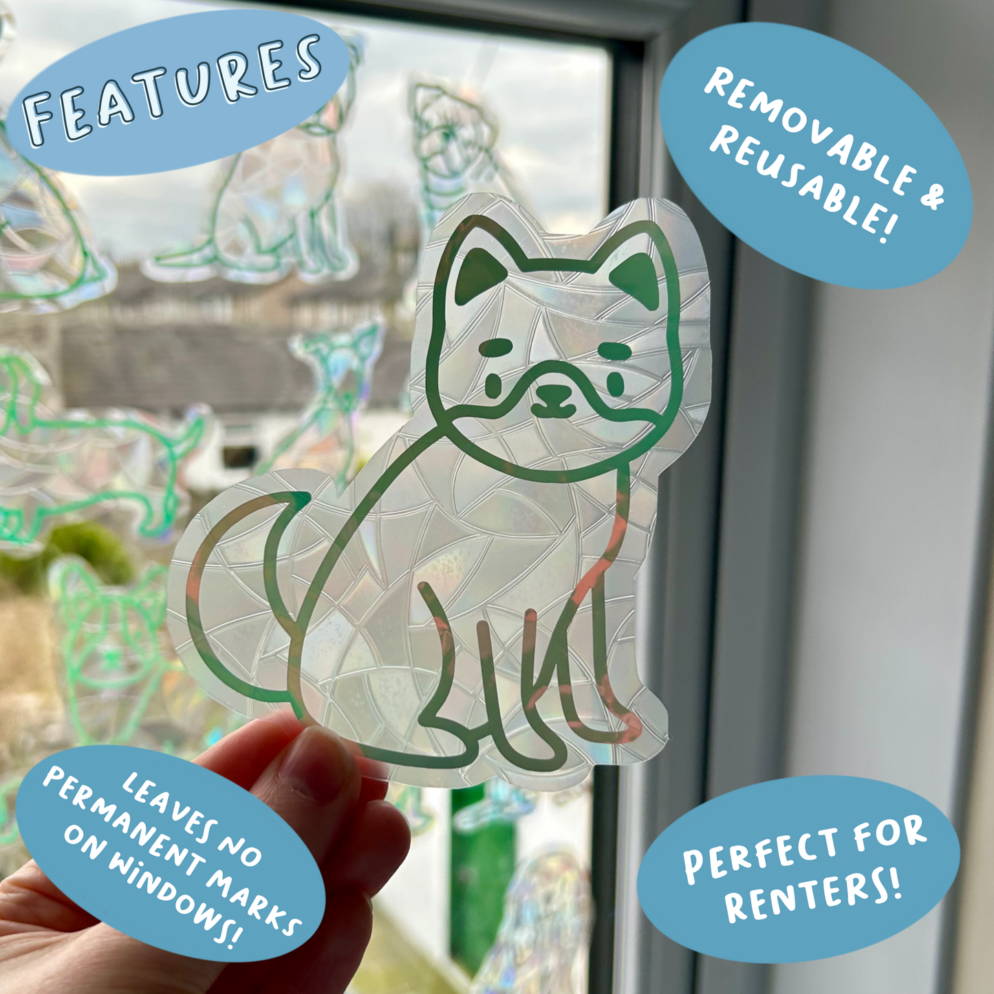 Shiba Inu Suncatcher