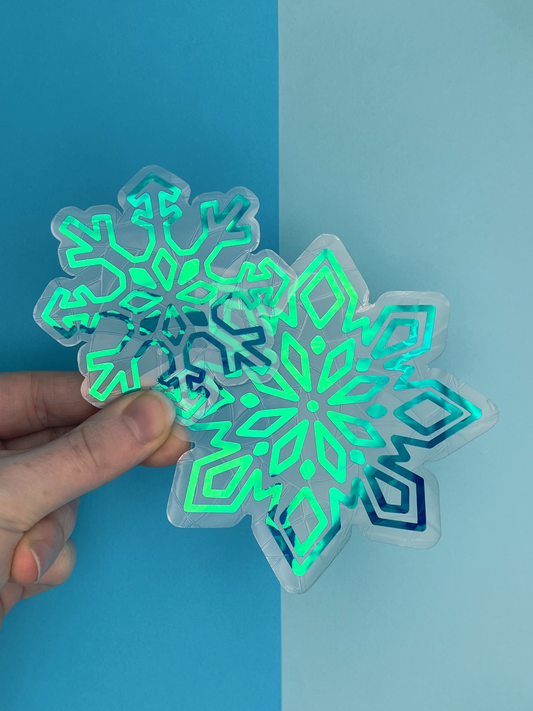Snowflake Suncatcher Duo