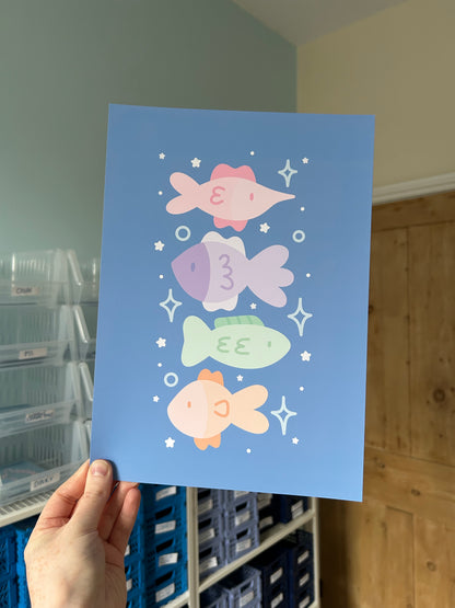 Fish Friends Print
