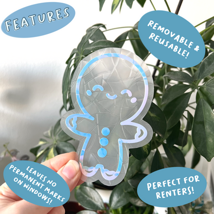 Gingerbread Man Suncatcher