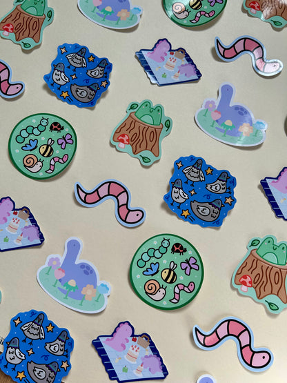 Spring Dino Single Sticker