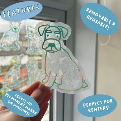 Schnauzer Suncatcher