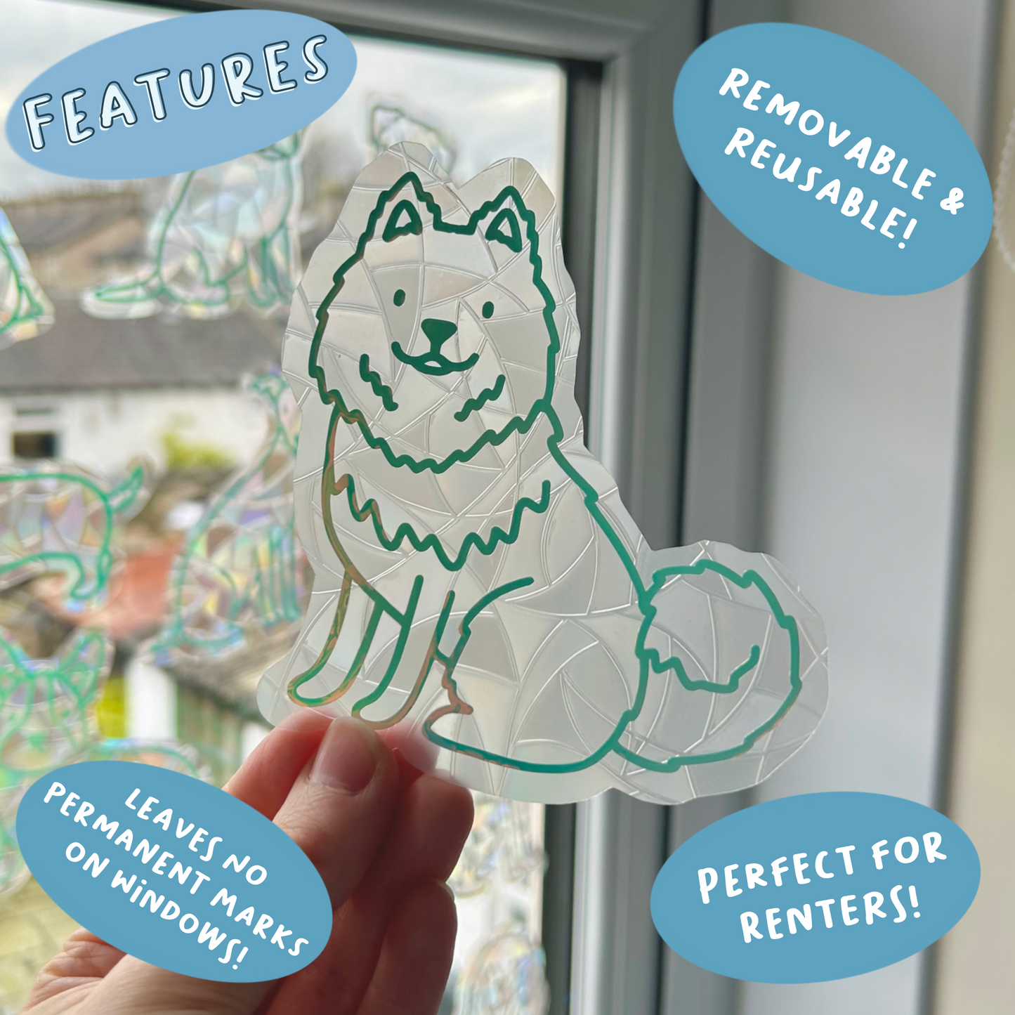 Samoyed Suncatcher