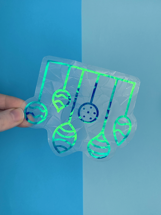 Hanging Baubles Suncatcher