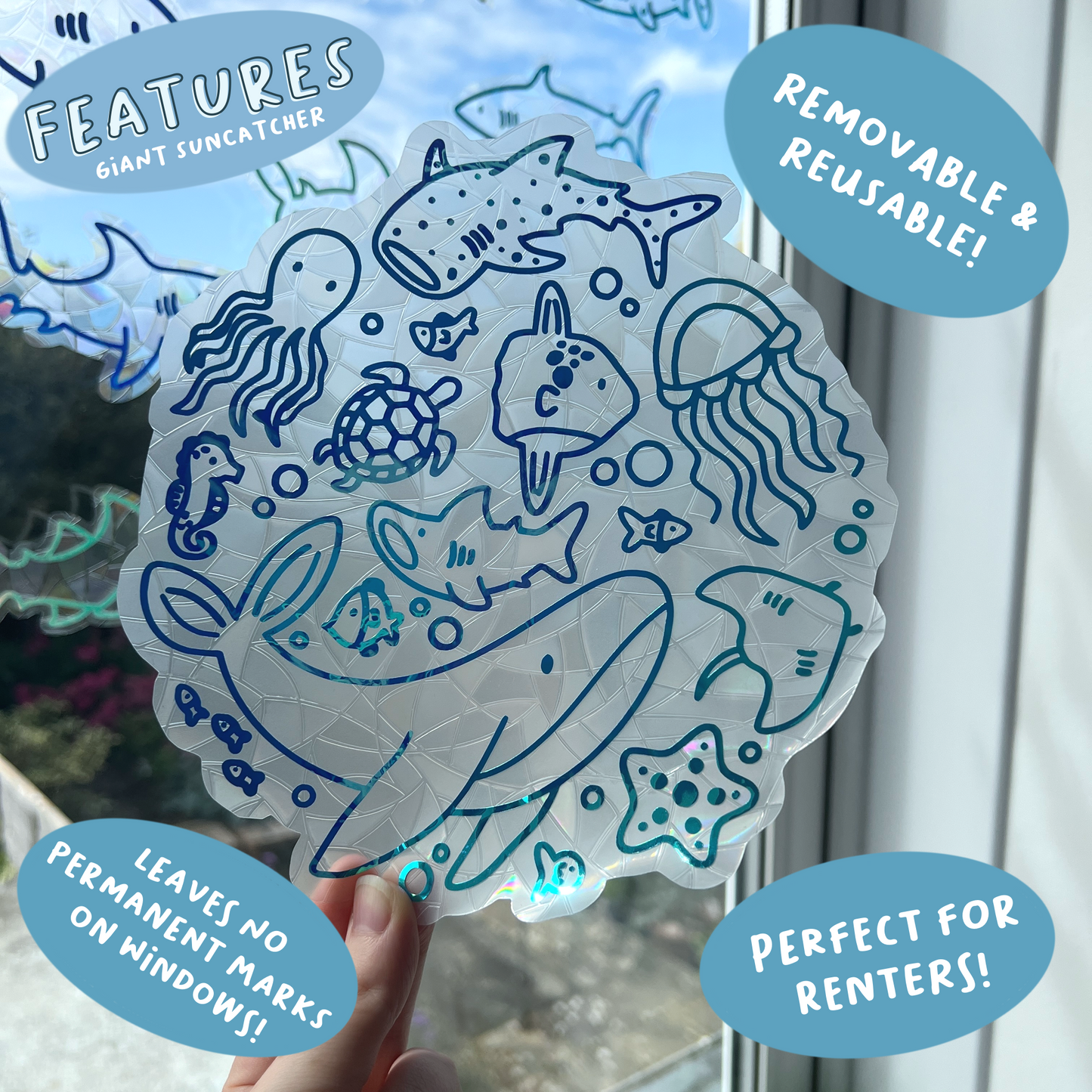 Giant Sea Creatures Suncatcher