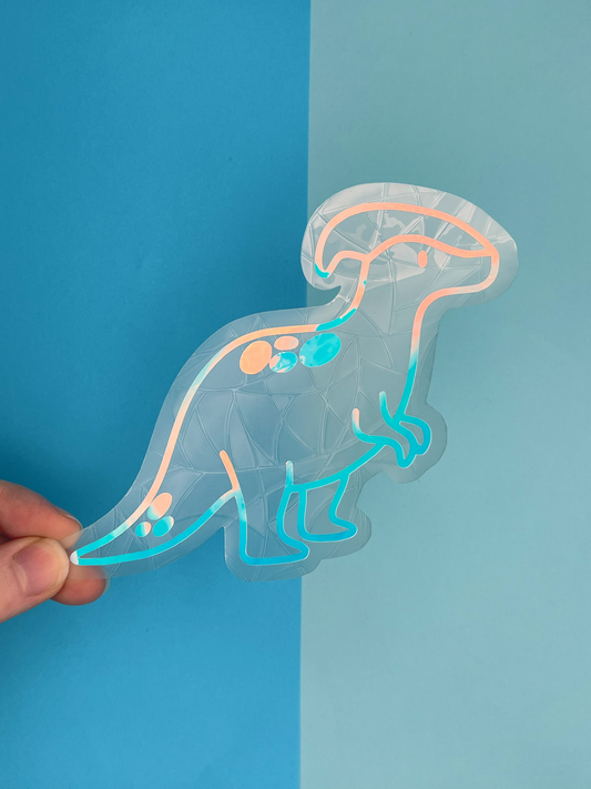 Nora the Parasaurolophus Suncatcher