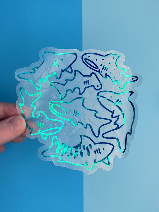 Shark Squad Suncatcher
