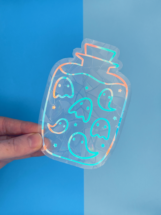 Bottle of Boos Suncatcher