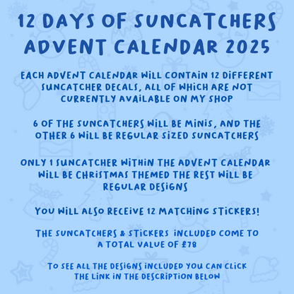 12 Days of Suncatchers Advent Calendar