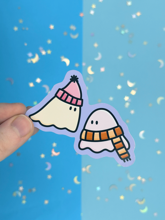 Cosy Ghosts Single Sticker