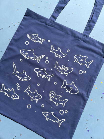 Shark Buddies Tote Bag