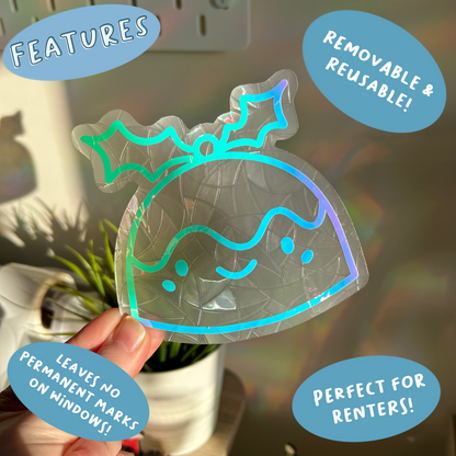 Christmas Pudding Suncatcher