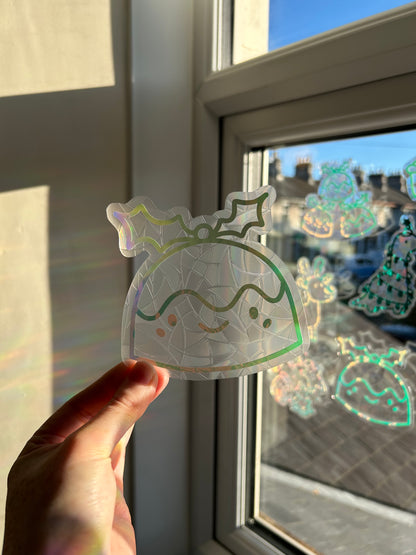 Christmas Pudding Suncatcher