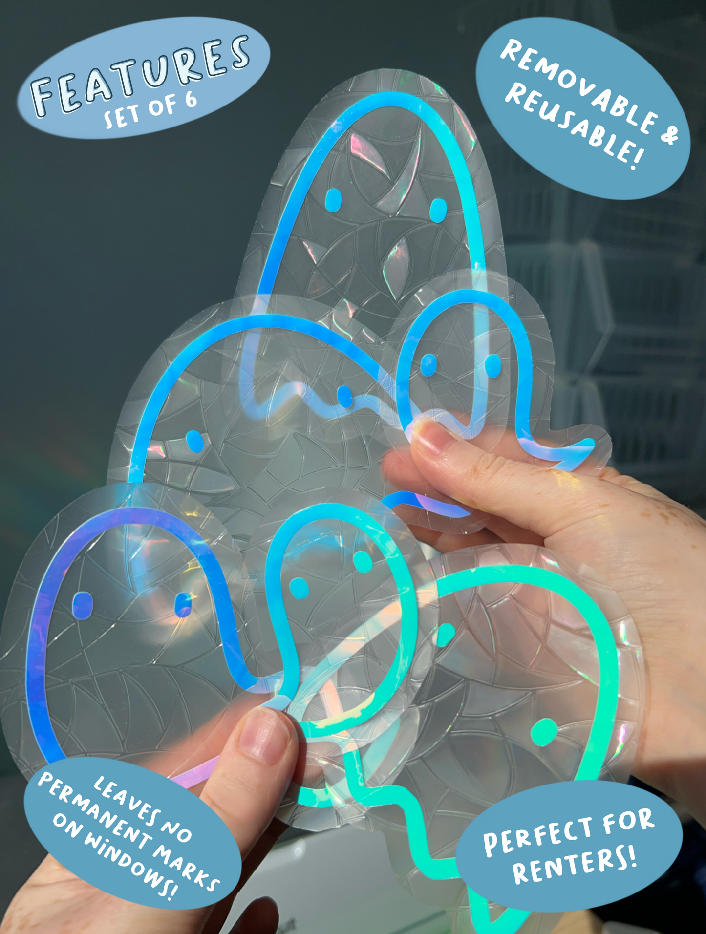 Bunch of Boos Suncatcher Set