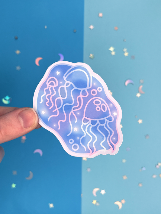 Jellyfish Cluster Single Sticker