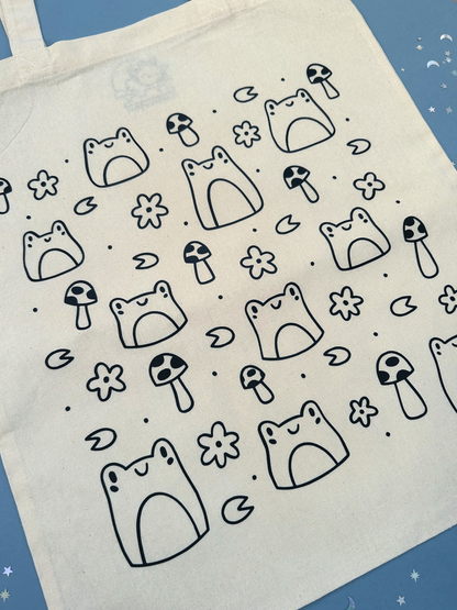 Froggy Friends Tote Bag
