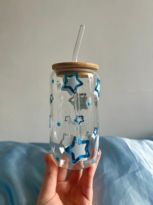 Blue Stars Can Cup