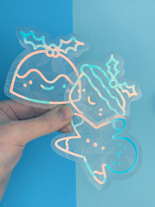 Mini Christmas Treat Suncatcher Set