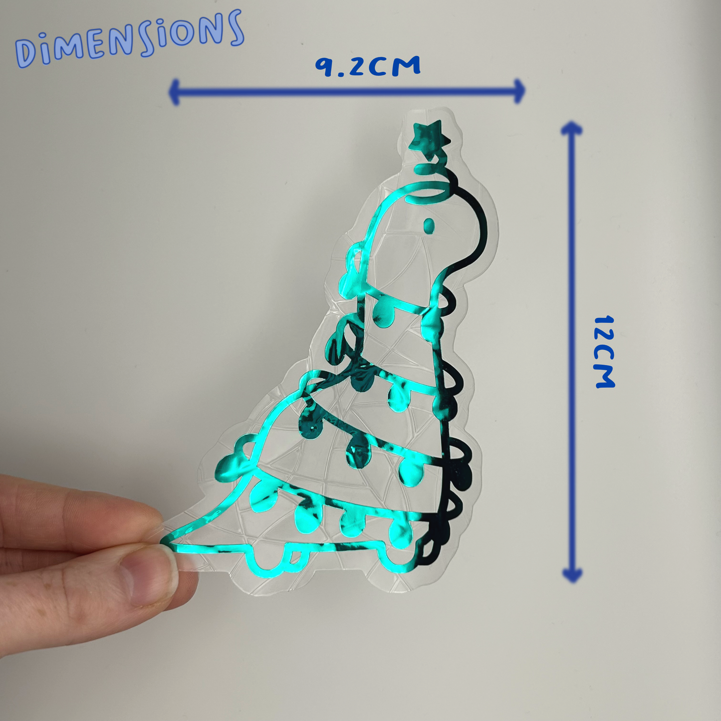 Christmas Tree Dino Suncatcher