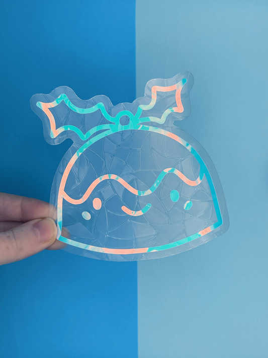 Christmas Pudding Suncatcher