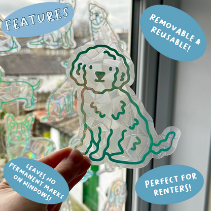 Goldendoodle Suncatcher