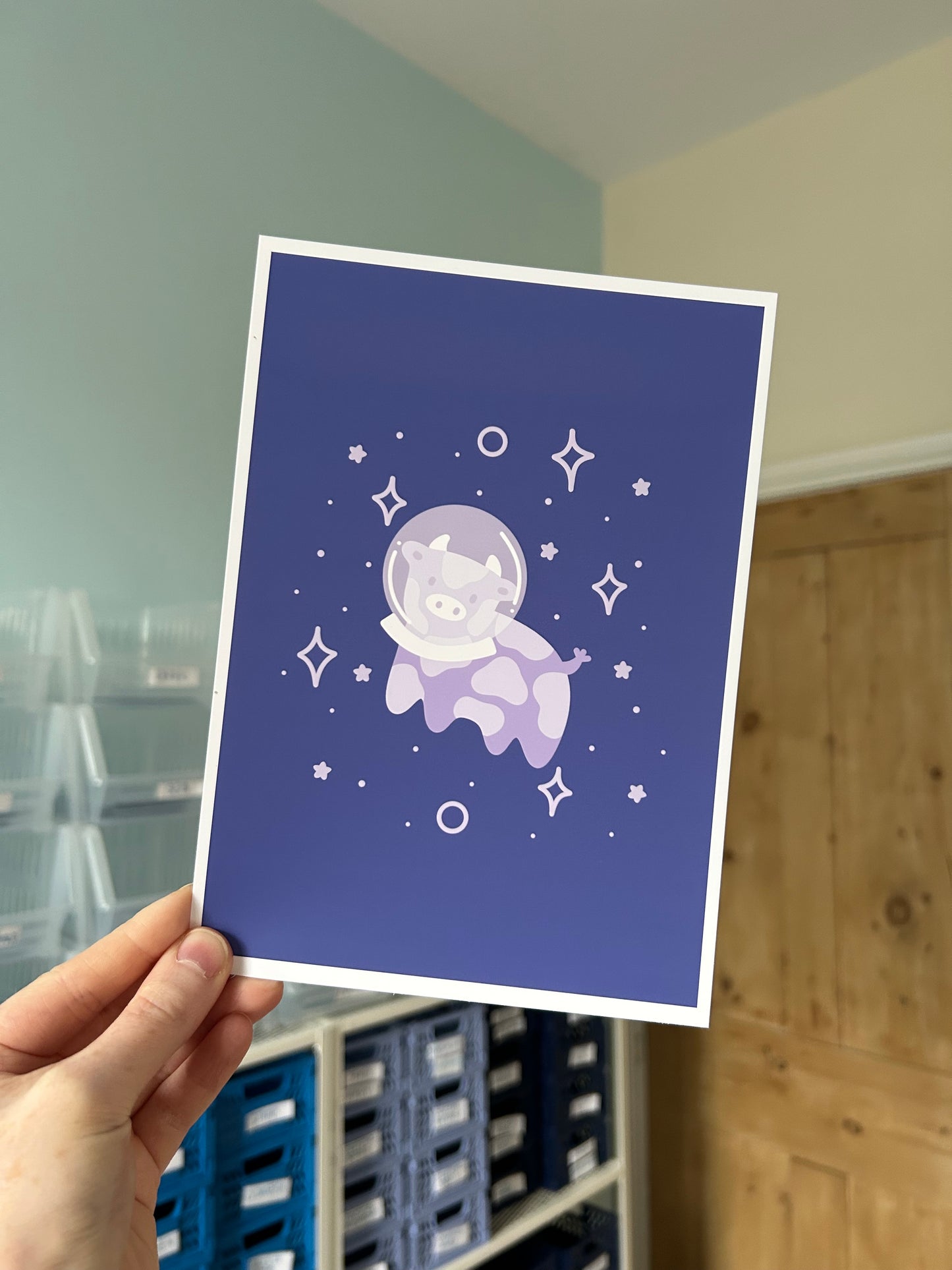 Space Cow Print