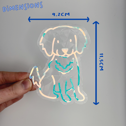 Golden Retriever Suncatcher