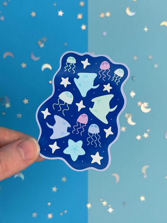 Celestial Ocean Single Sticker