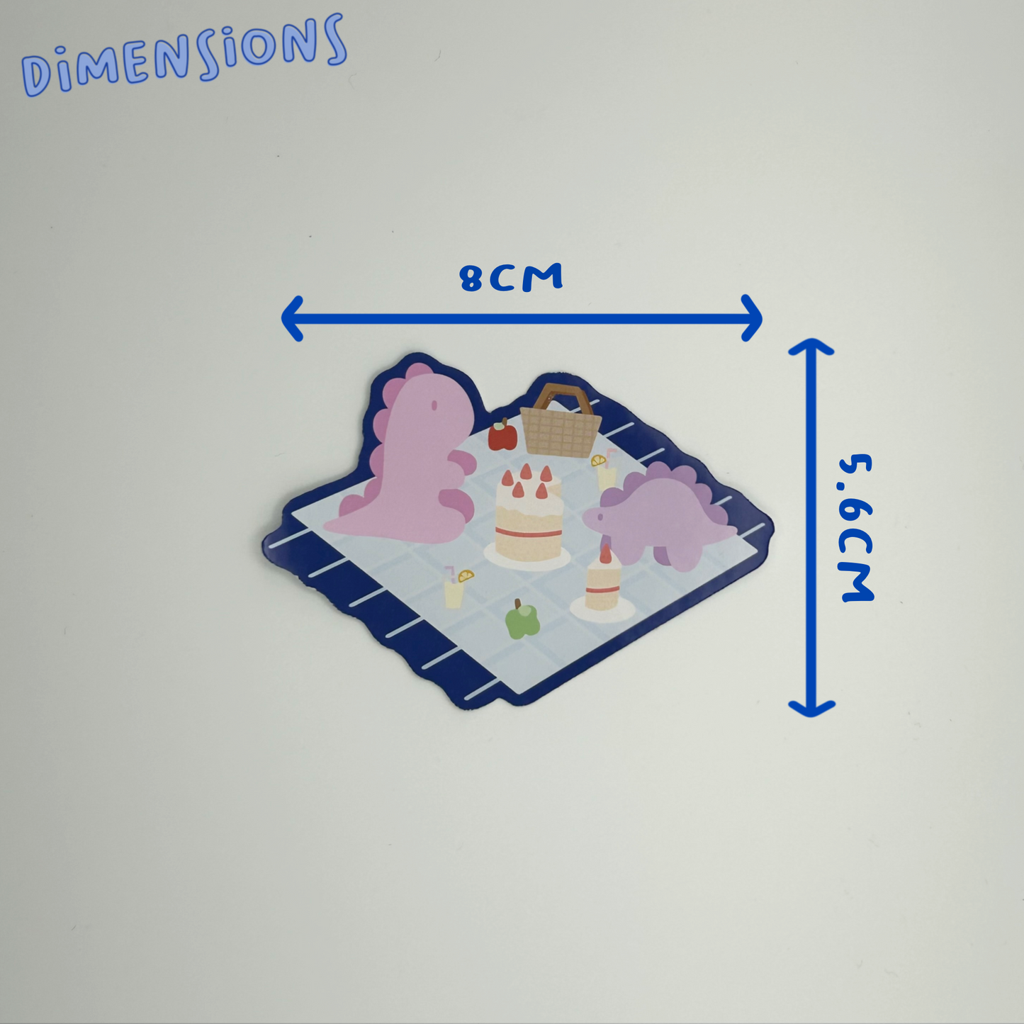 Dino Picnic Single Sticker