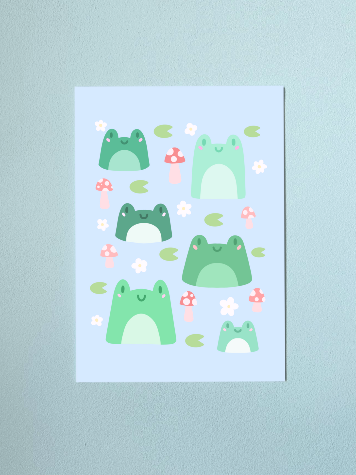 Frog Friends Print