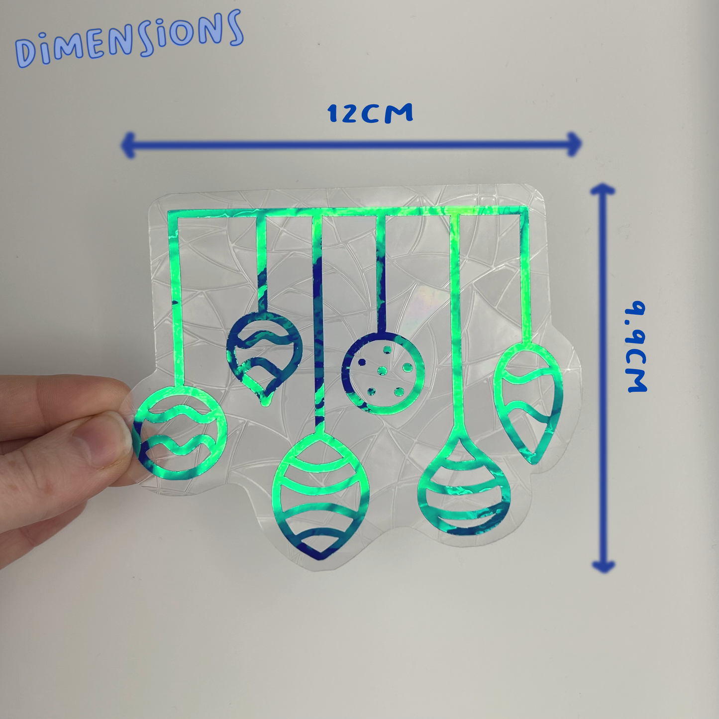 Hanging Baubles Suncatcher