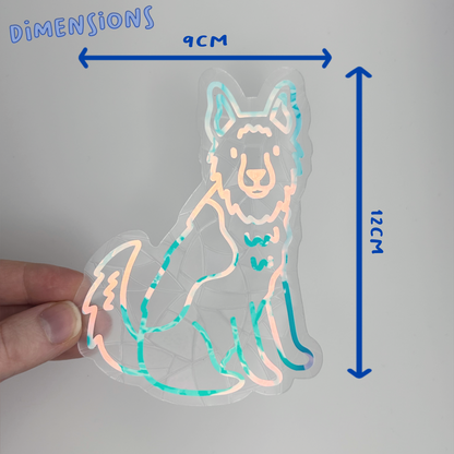 German Shepherd Suncatcher